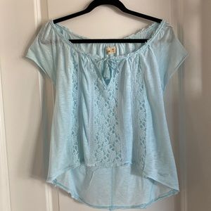 Hollister Light Blue medium fashion top